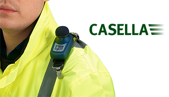 Casella dBadge2 on shoulder with logo